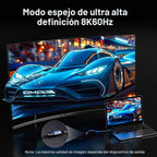 Adaptador USB C a HDMI2.1, cable tipo C a HDMI hembra, 8K @60Hz 4K @144Hz, Thunderbolt 4/5 compatible con MacBook Pro/Air, iPad Pro, iPhone 17 16, HDCP 2.3 y HDR10, 48Gbps, XPS, Galaxy S22