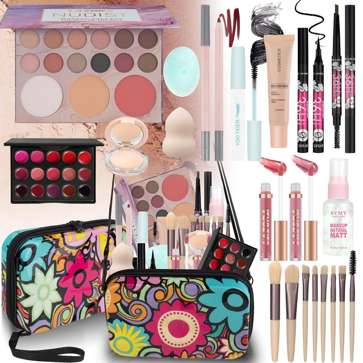 Kit de maquillaje para adolescentes y niñas, juegos de regalo de ma...