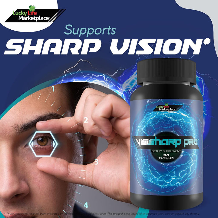 Visi Sharp Pro - Suplemento natural de apoyo a la visión - Apoya la...