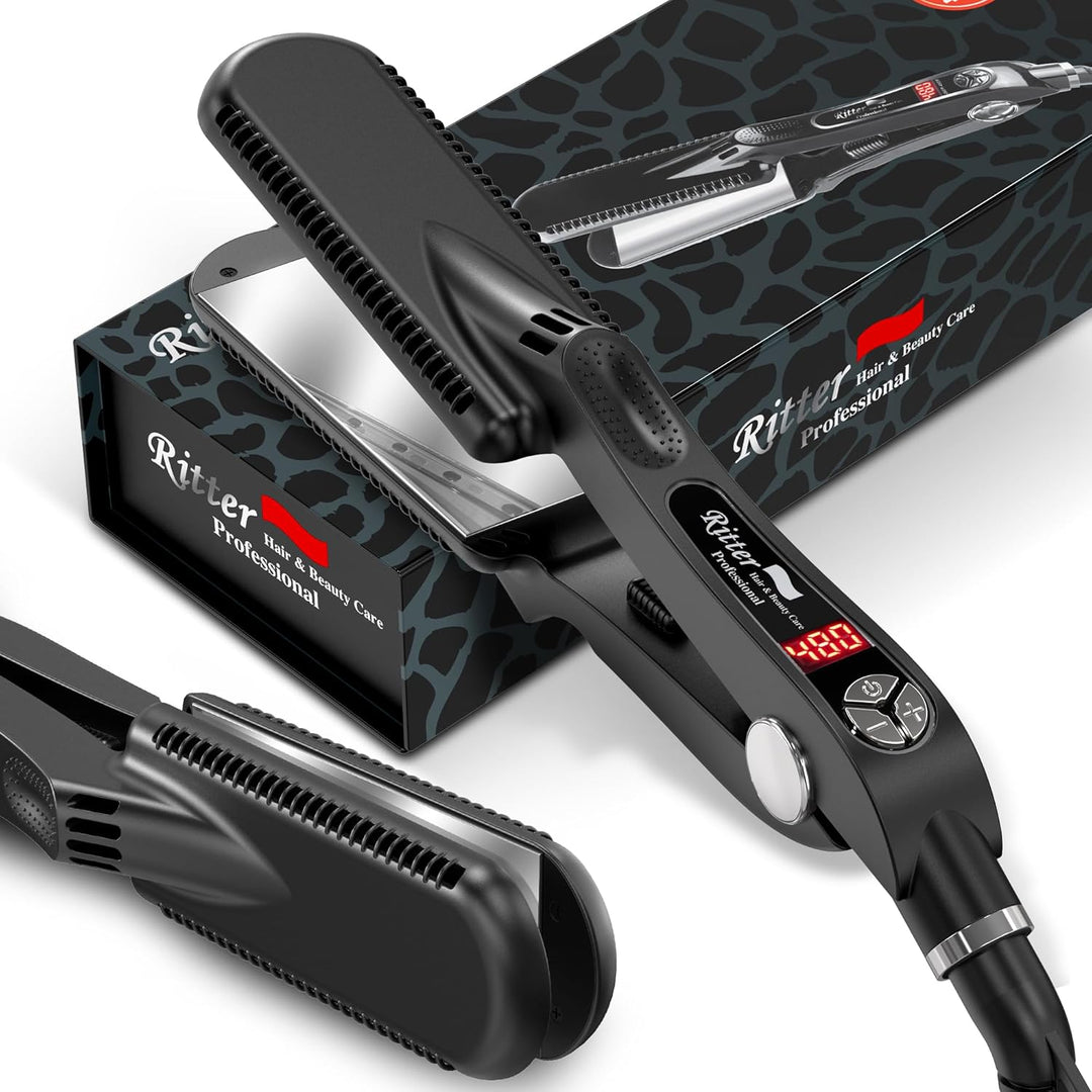 Ritter - Plancha de cabello profesional para peluquería, sistema de...