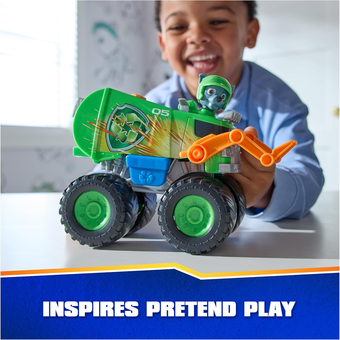 Paw Patrol Rescue Wheels Rockys - Camión de reciclaje con