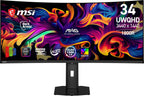 msi MAG 341CQP QD-OLED X28 34 pulgadas UWQHD Tándem QD-OLED Monitor...