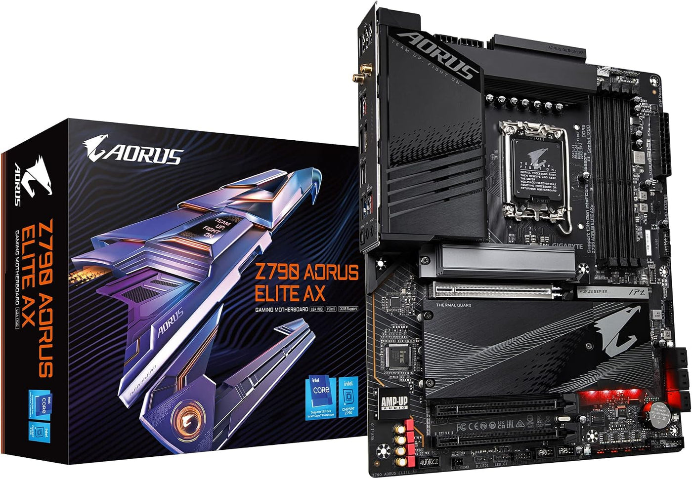 GIGABYTE Z790 Aorus Elite AX (LGA 1700\/ Intel Z790\/ ATX\/ DDR5\/Q...