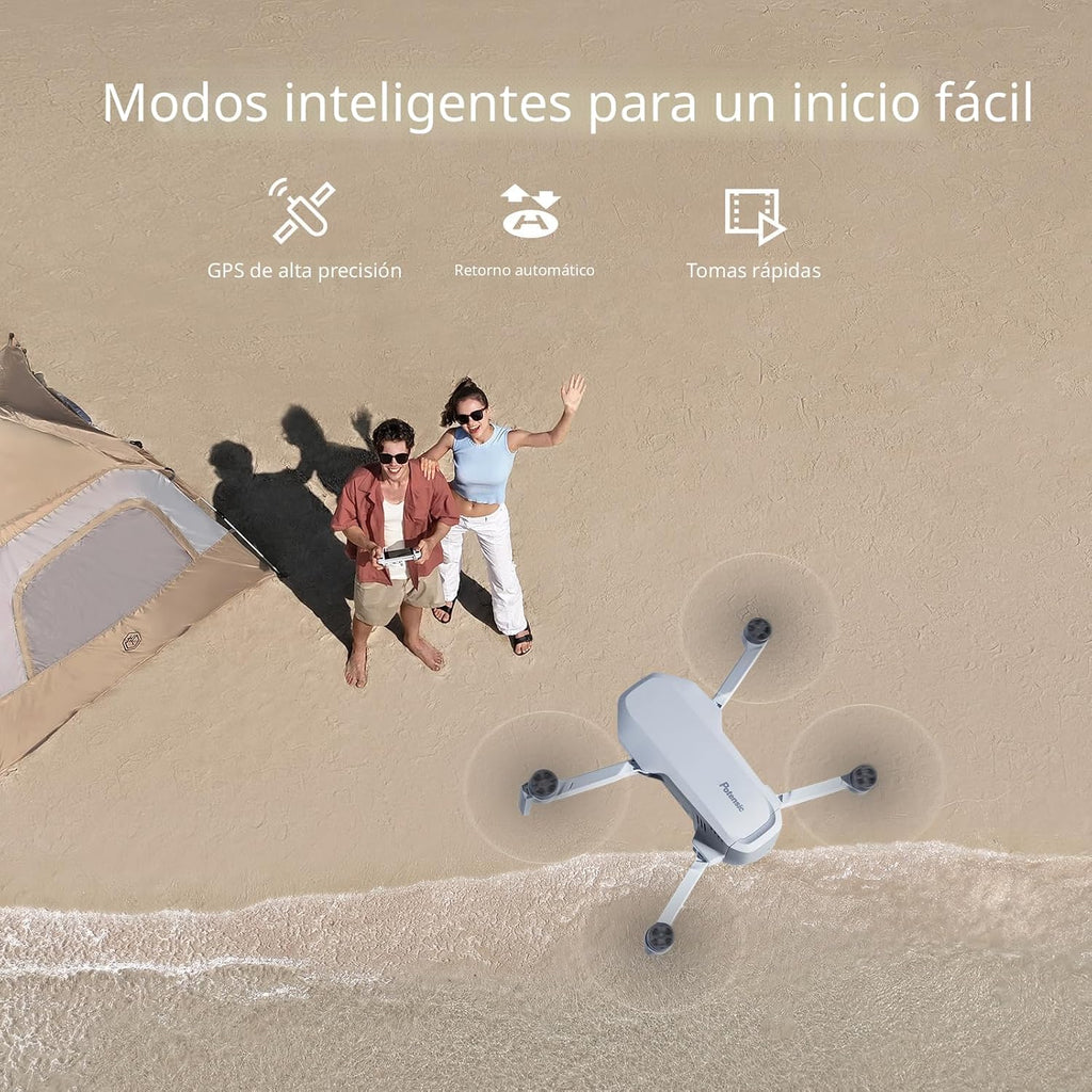 Potensic ATOM 4K GPS Drone, cardán de 3 ejes, transmisión de 6 KM