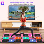 Juegos de esterilla de baile inalámbrica, juego activo para la familia