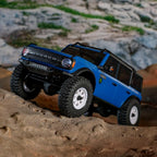 Axial 1/30 SCX30 Ford Bronco 4X4 RTR Rock Crawler a Escala 1/30, Motor Brushed, Azul