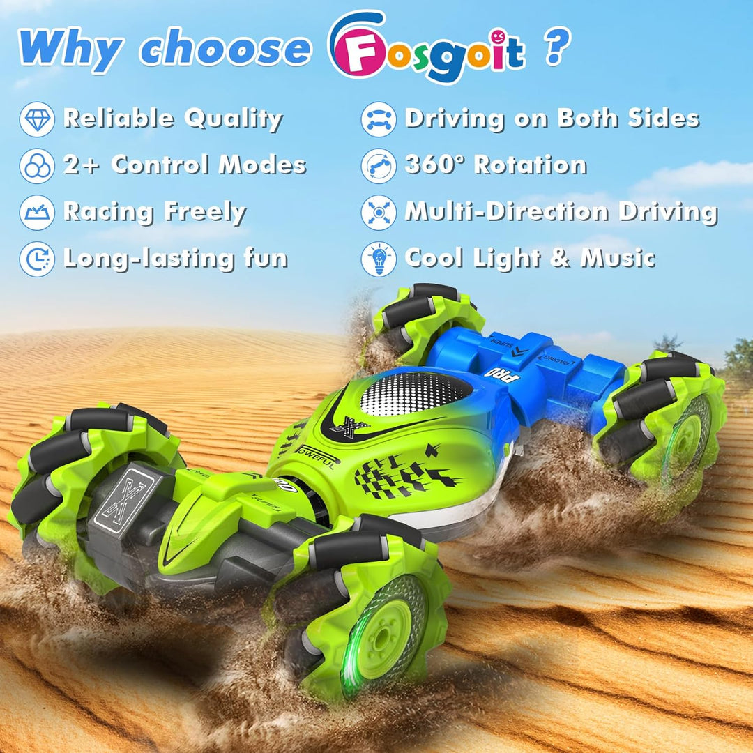 Fosgoit Coche RC con Sensor Gestual, RC de Acrobacias con Sensor Ge...