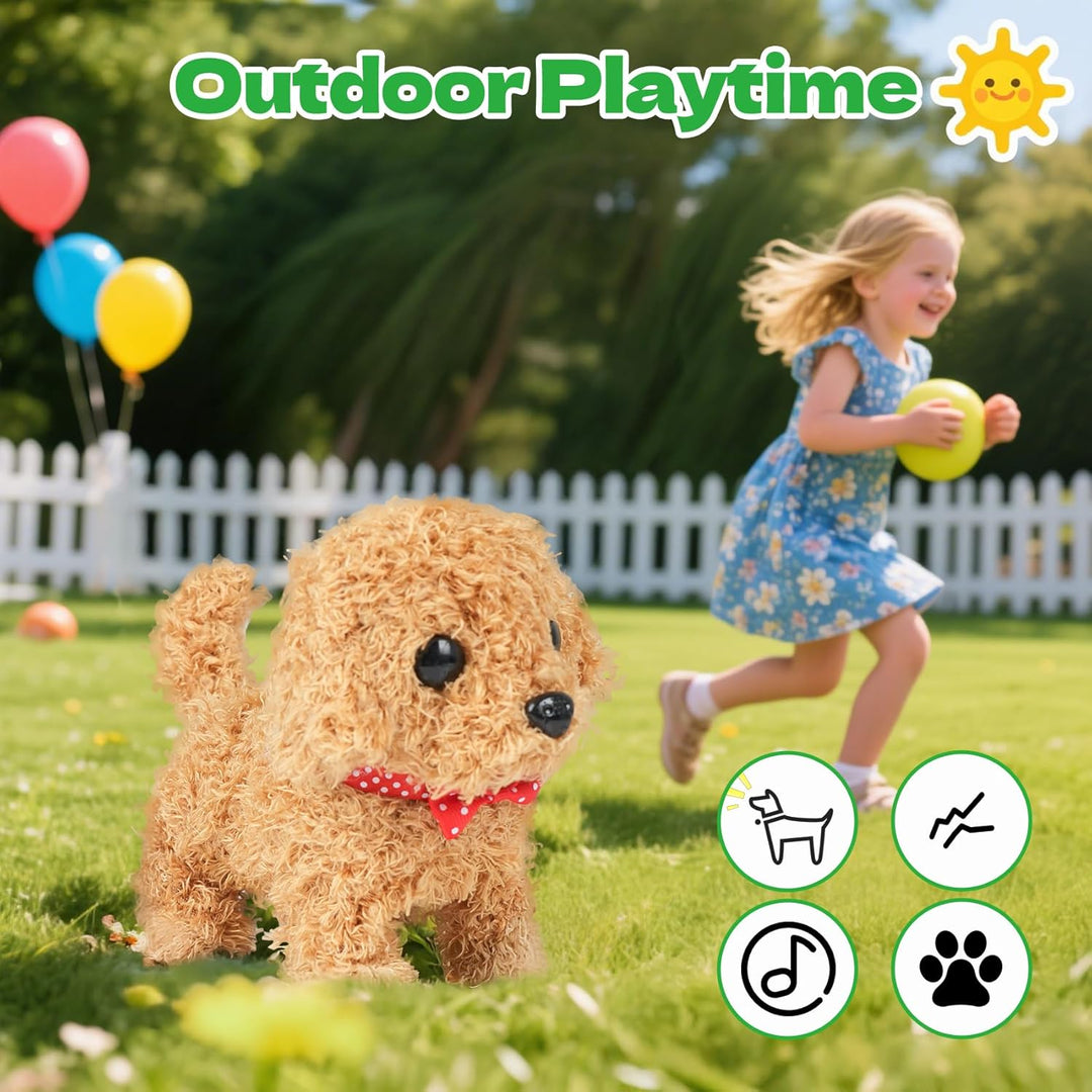 YOUGAANY Cachorro electrónico interactivo de peluche 2026