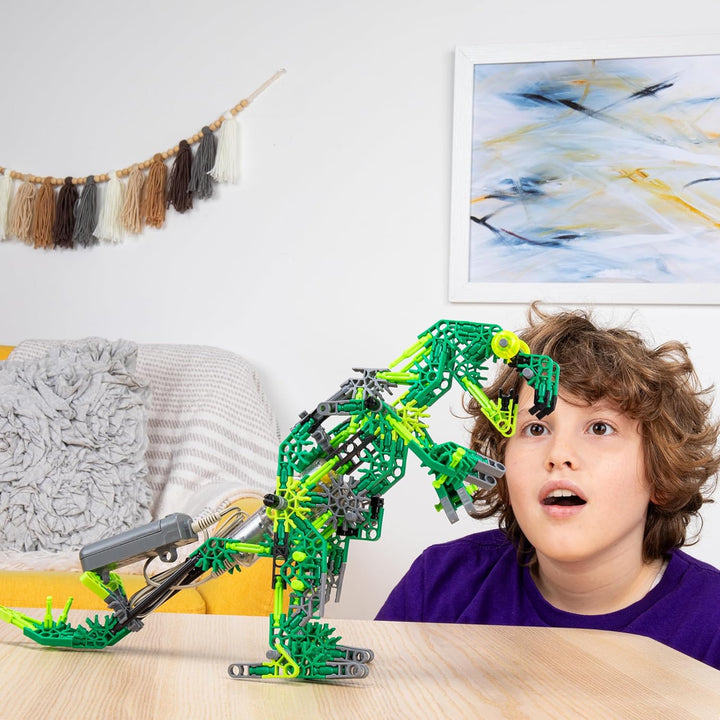 KNEX Dynamic Dinos - Juego de construcción 6 en 1 kit de