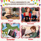 Prudiut Paquete de 30 cuadernos Rainbow Scratch Art con lápiz óptico para