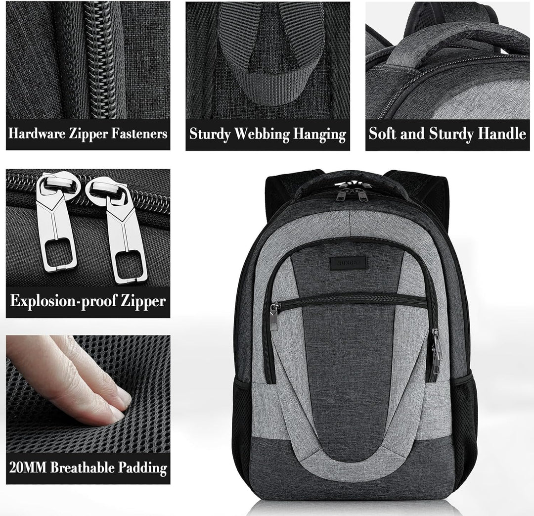 Mochila de viaje para laptop para hombres, mochilas escolares para...