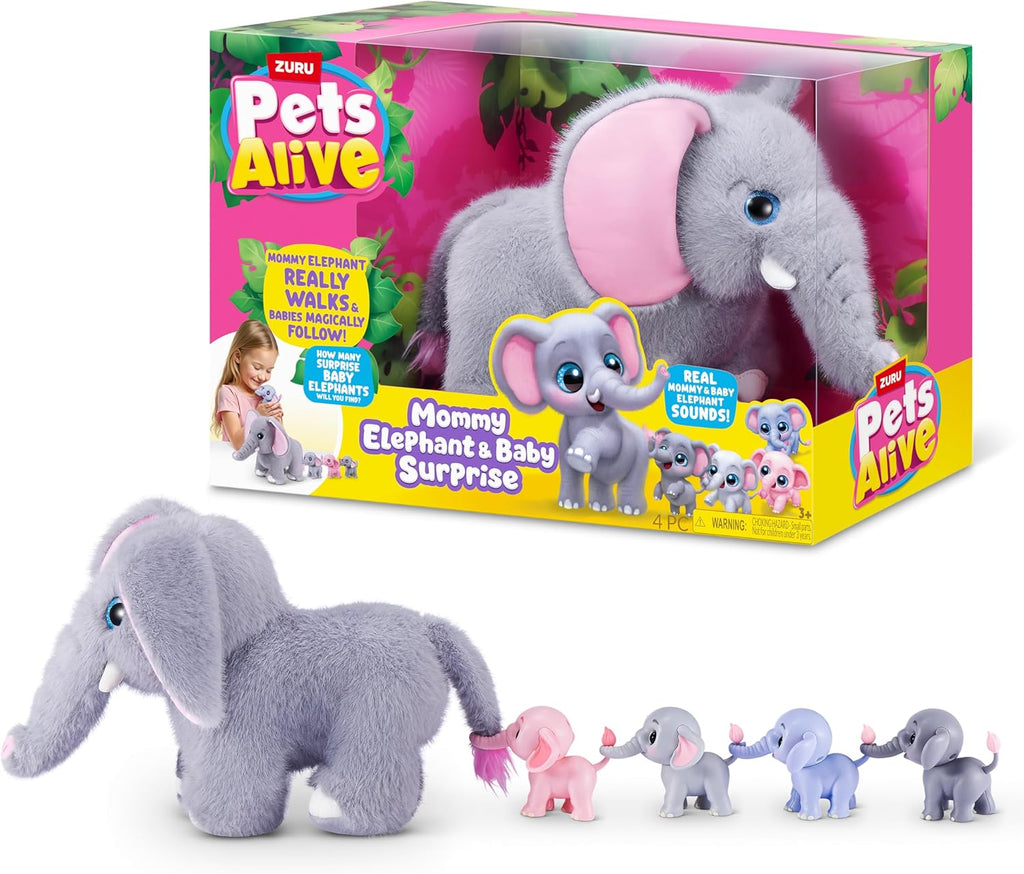 Pets Alive Mommy Elephant y Baby Surprise by ZURU
