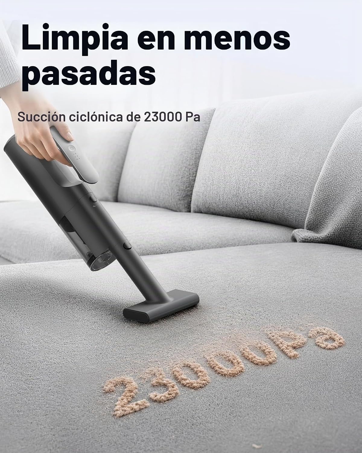 HOTO Aspirador de coche BlowVac™ de alta potencia, aspiradora de mano