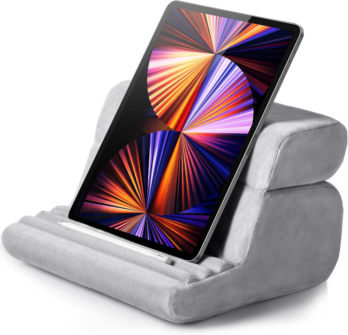 UGREEN - Soporte de almohada para tablet con 3 ángulos de visión ajustables, accesorios de oficina en casa, compatible con iPad Pro 13, 12, 11, 10.5, Air Mini 5, 4, 3, 2, teléfono18, 17, 16, 15, 14