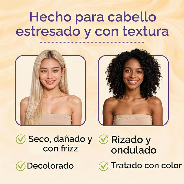 Savannah - Máscara de tratamiento de cabello para cabello seco y da...