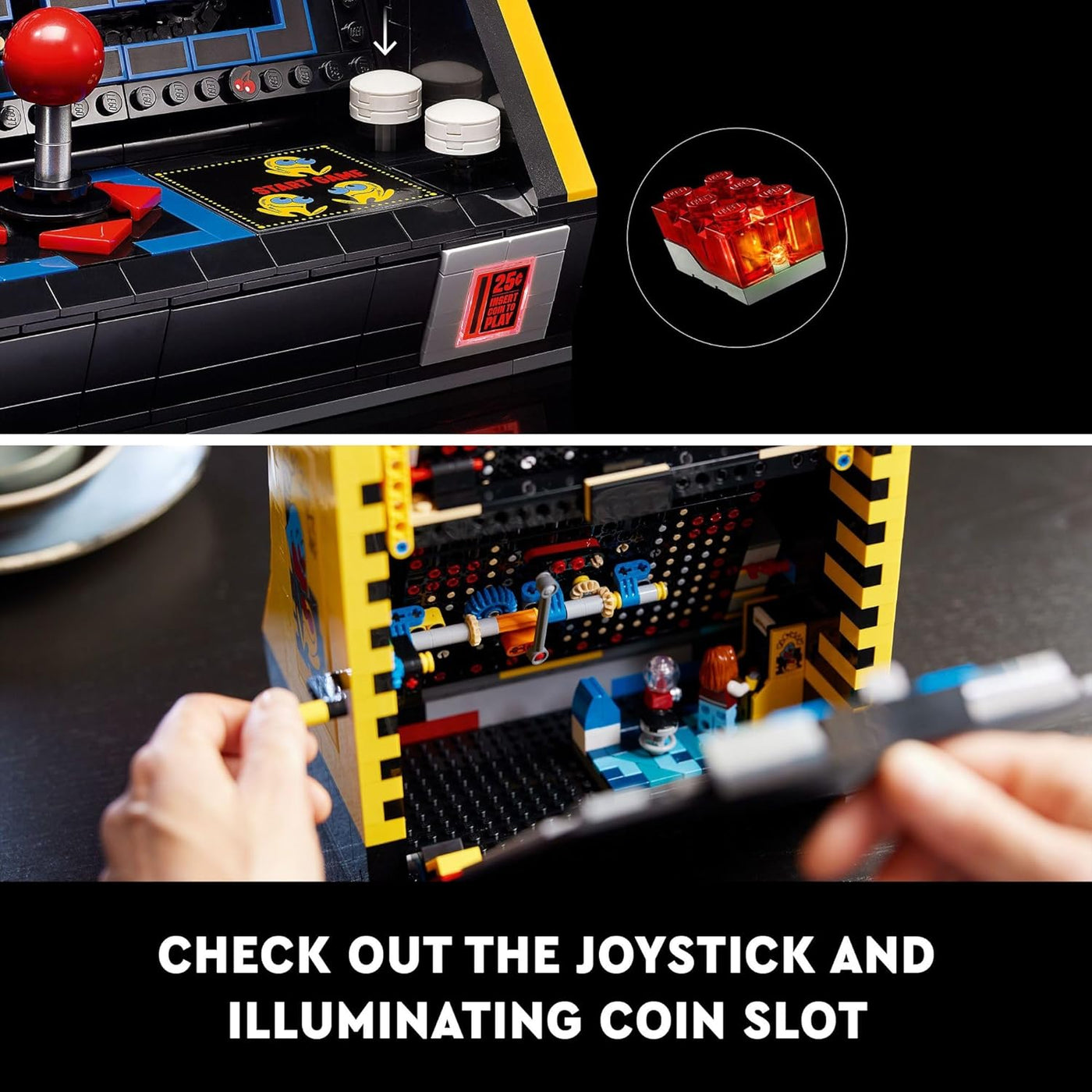 LEGO Icons PAC-Man - Kit de construcción de arcade