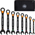 Klein Tools 69508M - Juego de llaves combinadas de trinquete