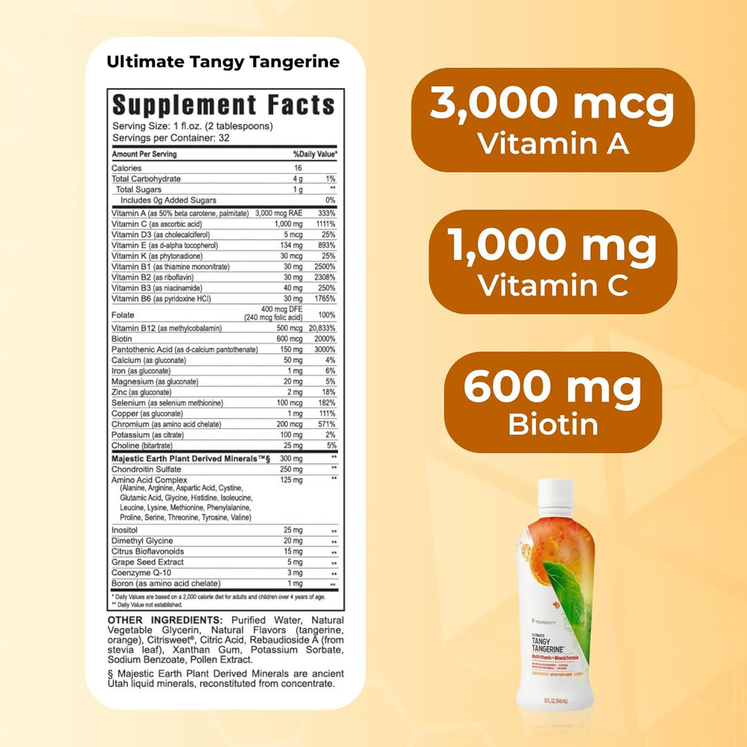 Majestic Earth - Ultimate Tangy Tangerine - 32 onzas líquidas (el e...