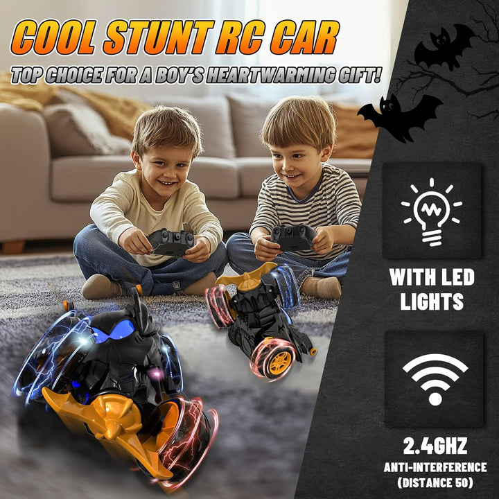 Motivekit Coche de Control Remoto para Niños - Gira 360° y Salta 4W...