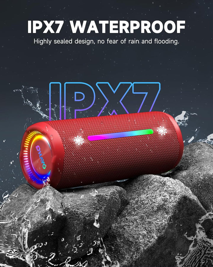 OHAYO - Bocina Bluetooth 5.3, portátil inalámbrica, impermeable IPX...