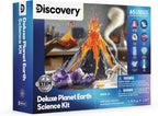 Discovery™ Kit de ciencia del planeta Tierra – 65 experimentos STEM Lab para niños | Incluye volcán de bricolaje, tornado, fósiles, cristales y limo | Juguete de aprendizaje de geología