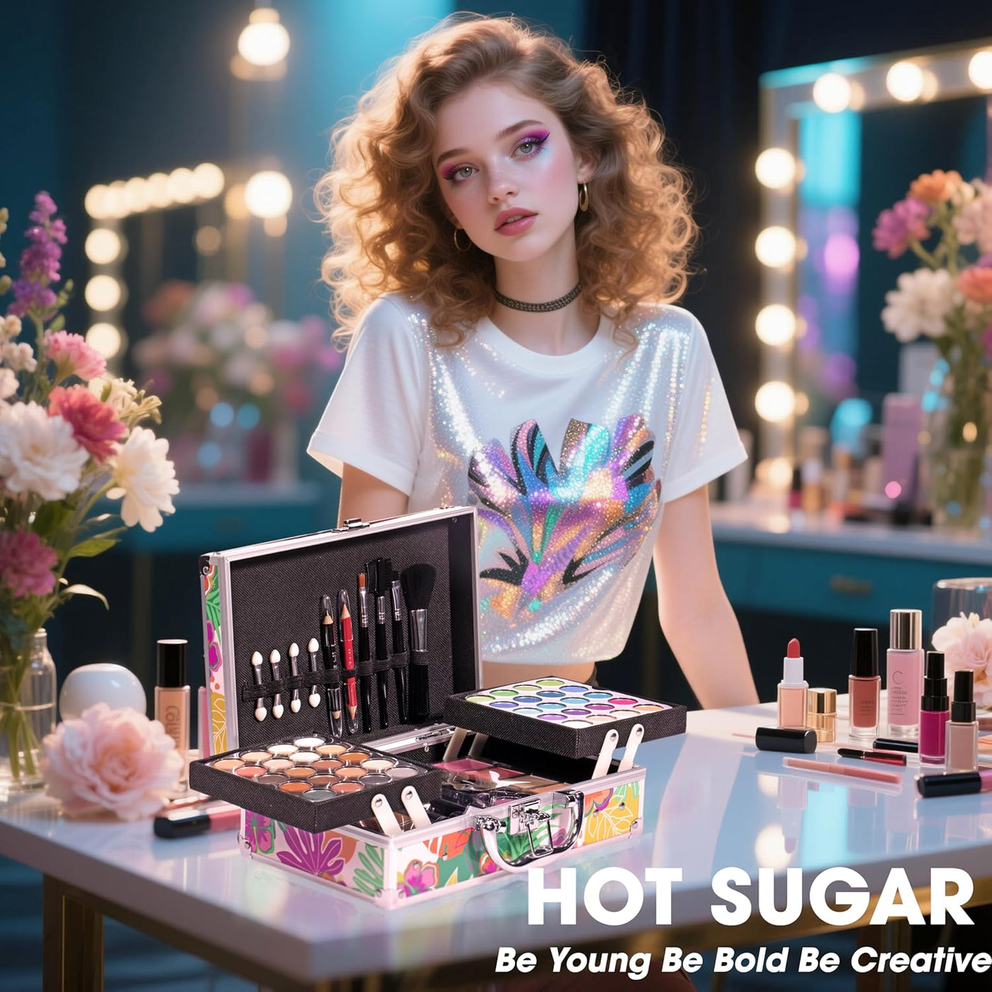 Kit de maquillaje Hot Sugar para mujeres, juego completo, juego de...