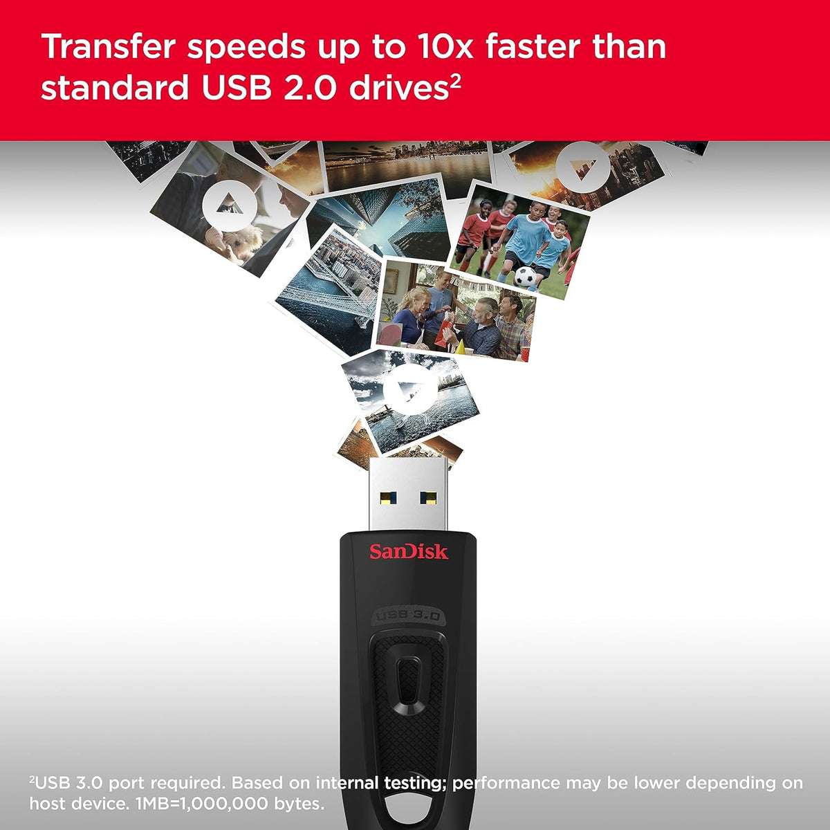 SANDISK SDCZ48-064G-GAM462 - Paquete de 2 unidades flash Ultra USB...