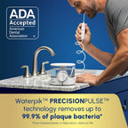 Waterpik ION - Irrigador de agua recargable con 10 ajustes, 5 puntas, color