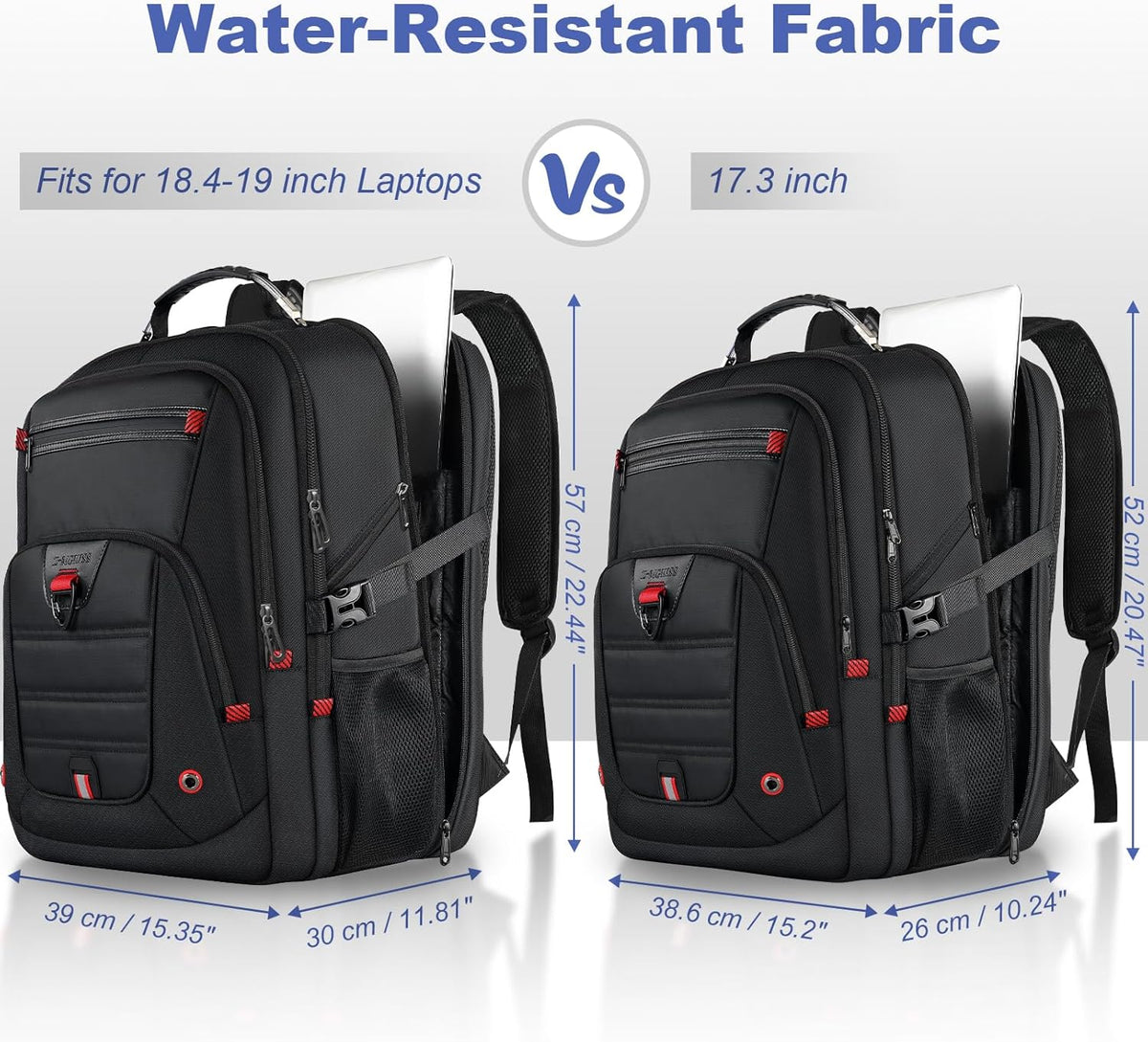Z-MGKISS Mochila extra grande para hombre, bolsa de viaje para port...