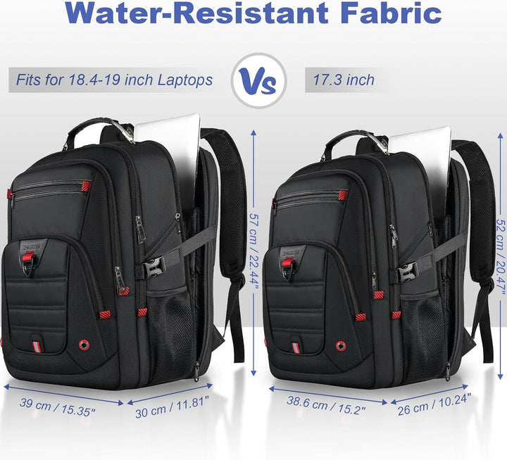 Z-MGKISS Mochila extra grande para hombre, bolsa de viaje para port...