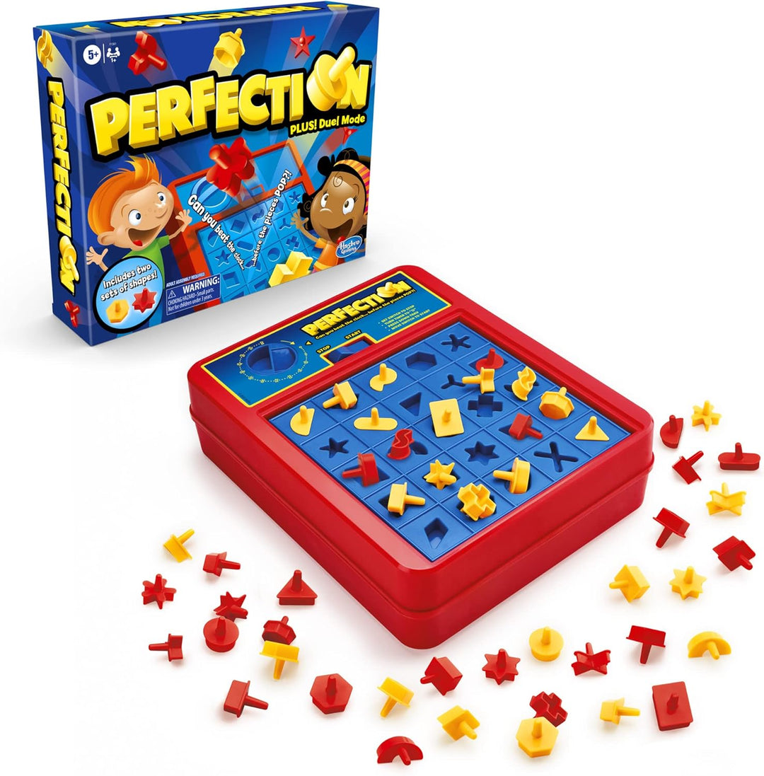 Hasbro Gaming Perfection Plus - Formas y piezas para 2