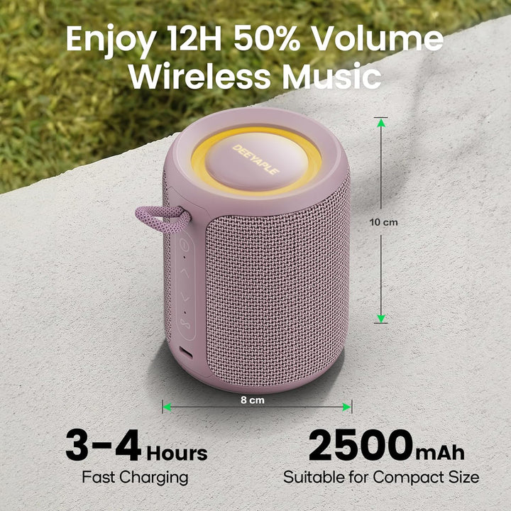 Altavoz Bluetooth inalámbrico, IP67 impermeable y a prueba de polvo...