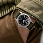 Hamilton Khaki Field Reloj mecánico para hombre, caja de acero inoxidable