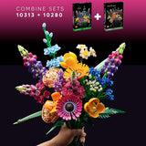 LEGO Botanicals - Juego de ramos de flores artificiales