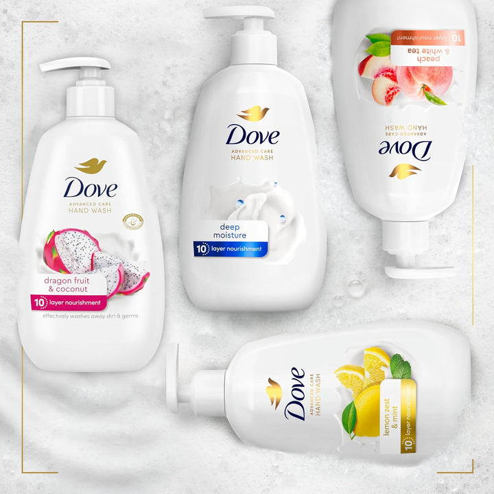 Dove Advanced Care - Lavar a mano, 4 unidades para lavar eficazment...