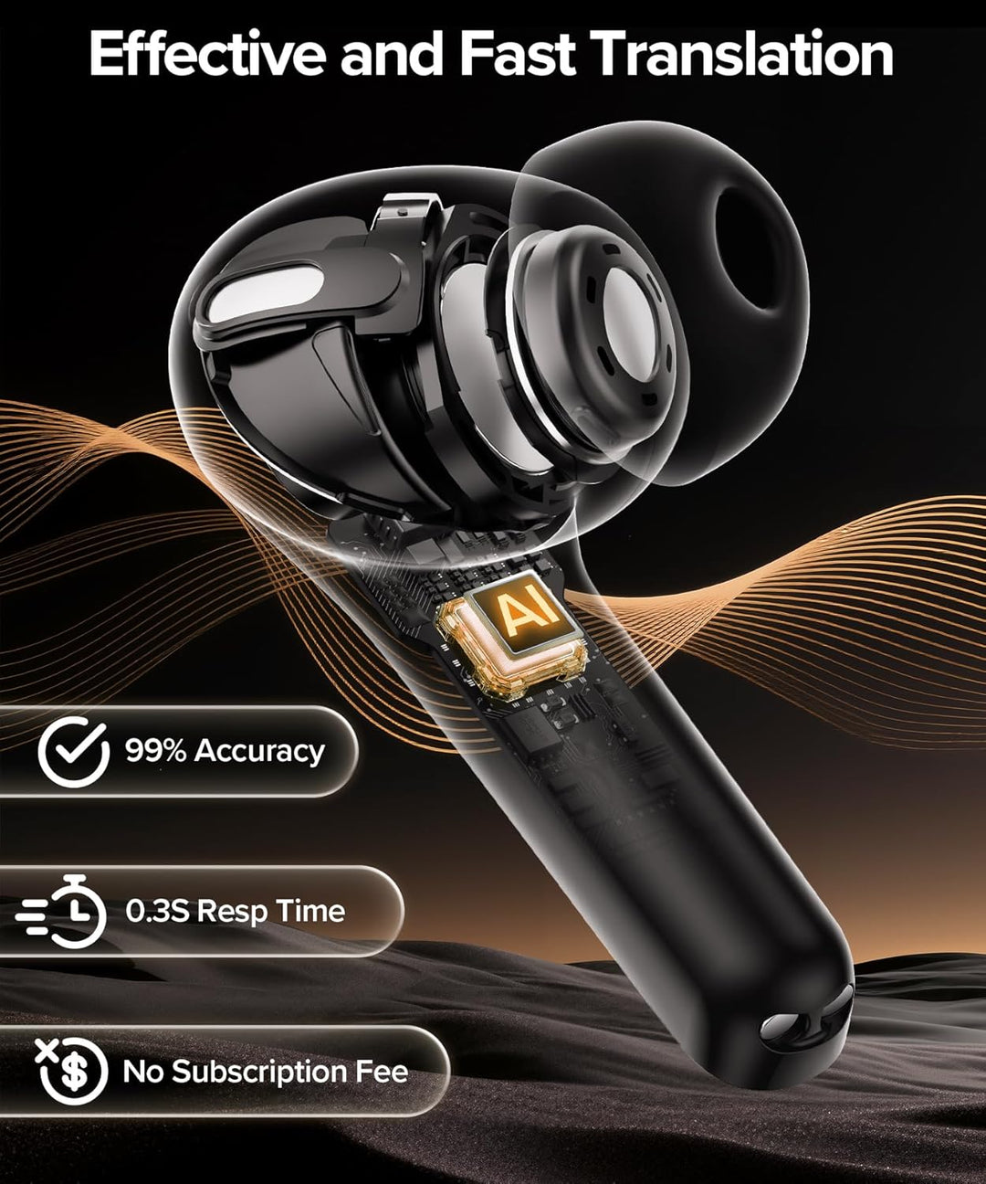 TAGRY Auriculares Bluetooth verdaderamente inalámbricos de reproduc...