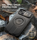Dexnor Funda para iPhone 15 con cubierta deslizante para cámara, 6.1