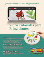 Bradove Leaves y Flowers Embroidery Kit para Beginners con Patterns