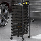 Lámpara Simple Houseware Organizador de carrito utilitario con ruedas con 10