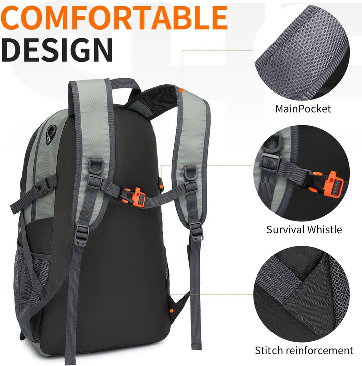 SHENHU Mochila de senderismo impermeable de 40 L, mochila deportiva...