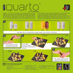 Quarto Mini | Ganador de Mensa Select | Versión para viajes del juego de estrategia abstracta de madera para niños y adultos | Favorito de la noche de juegos familiares | A partir de 8 años | 2 jugadores | 15 minutos