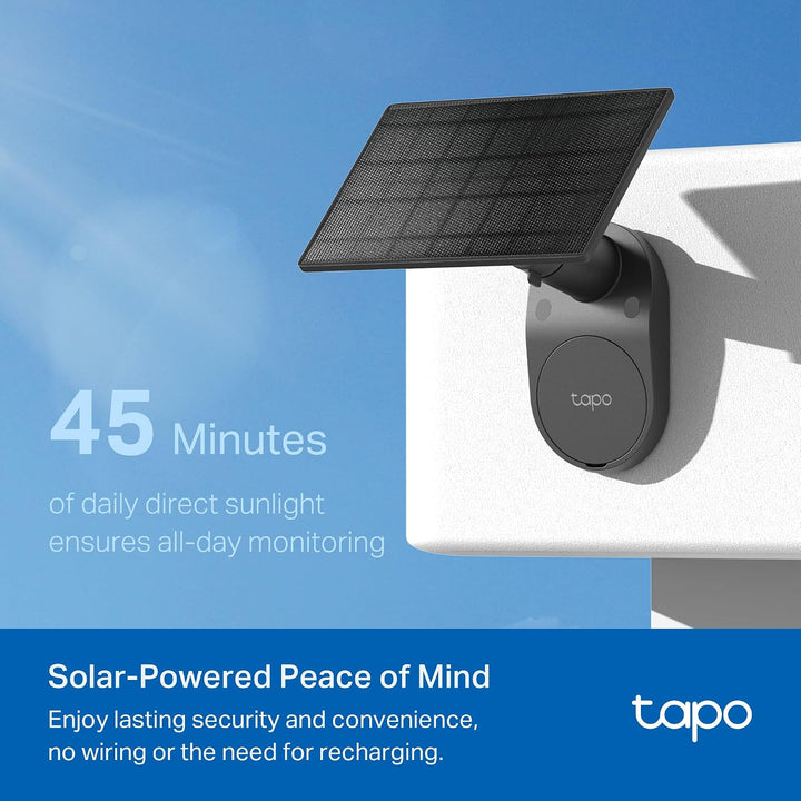 Tapo SolarCam - Cámara de seguridad inalámbrica para exteriores de...