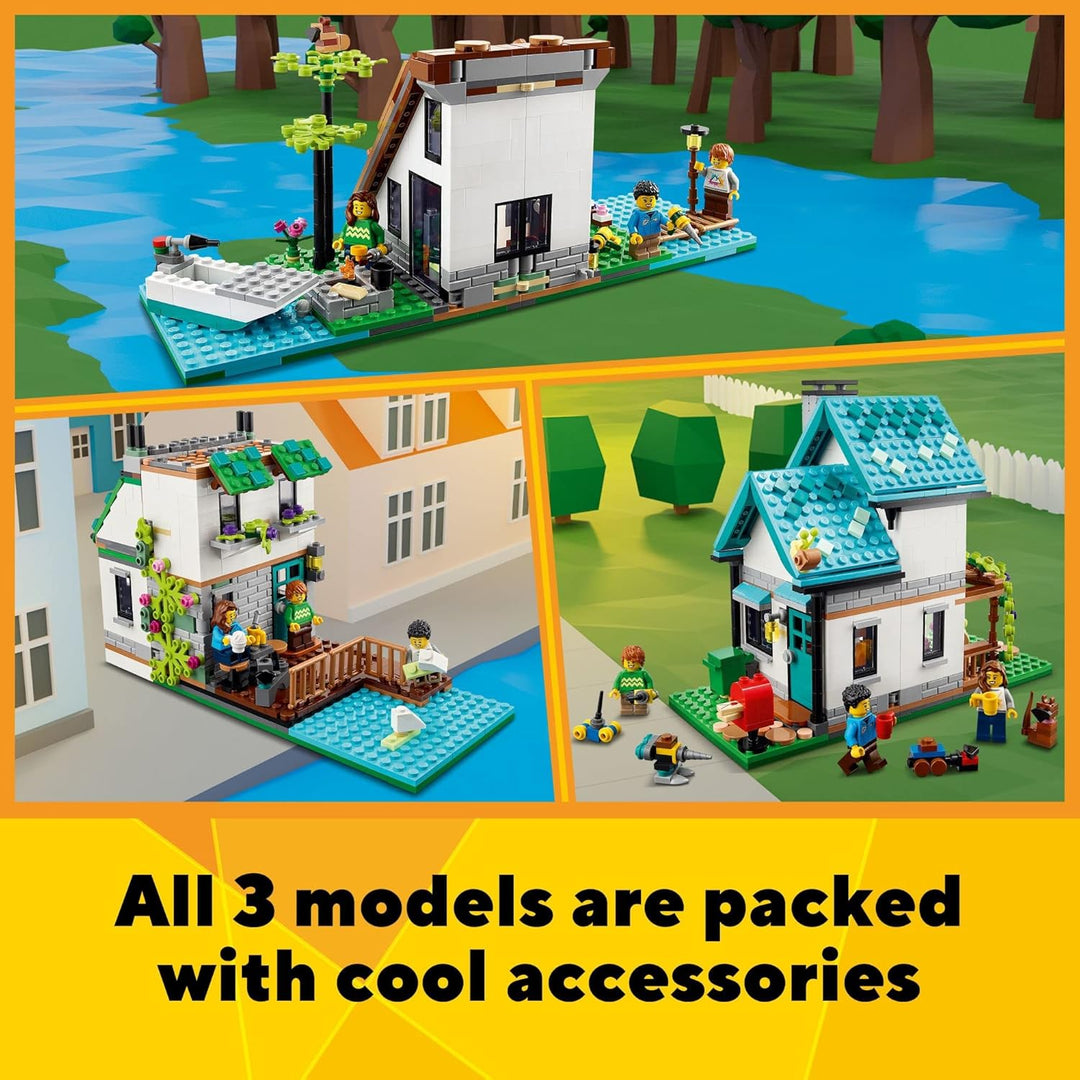 LEGO Creator Casa acogedora 3 en 1 Set 31139 Kit de