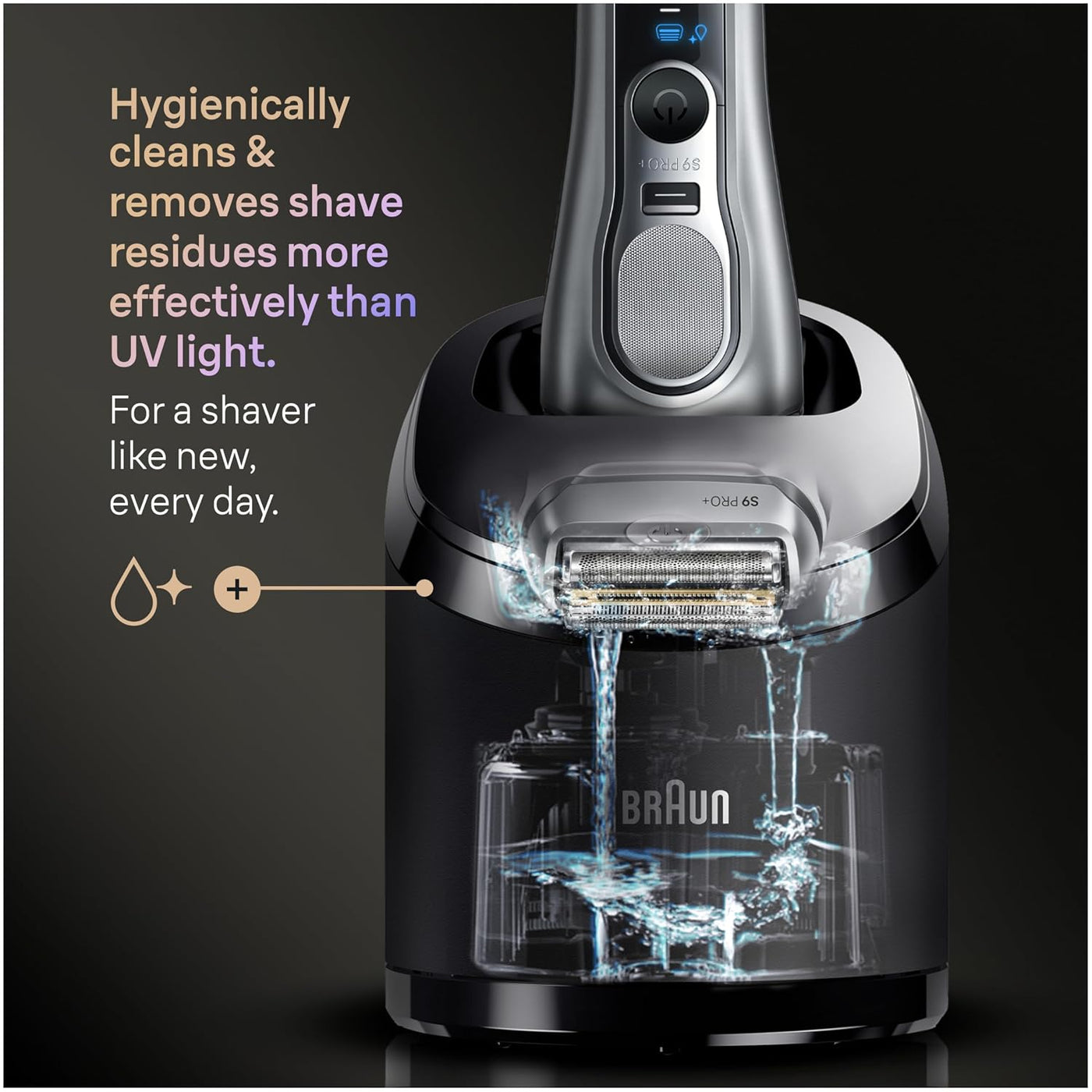 Braun Series 9 PRO+ - Afeitadora eléctrica para hombres, maquinilla...