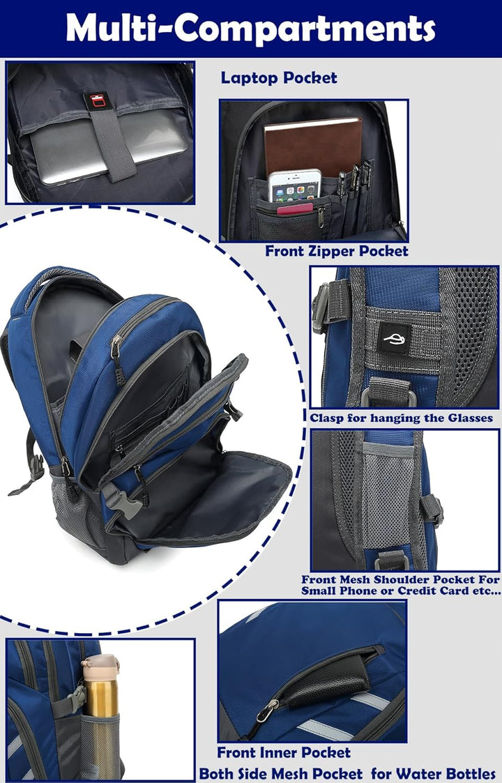ProEtrade - Mochila para universidad con compartimento para laptop,...