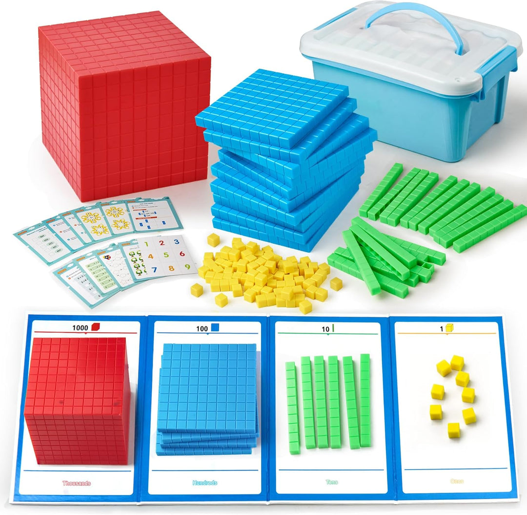 stochastic box Base Ten Blocks Plastic 143 piezas