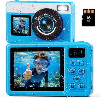 Maxmango Cámara submarina D70, cámara digital impermeable de 10 pie...