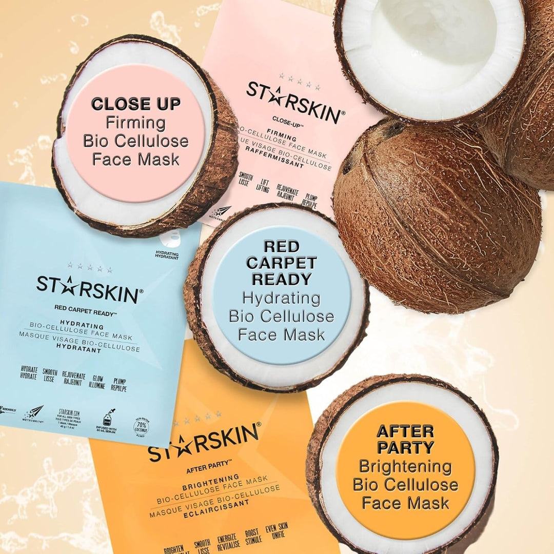 STARSKIN After Party - Mascarilla iluminadora de biocelulosa para t...