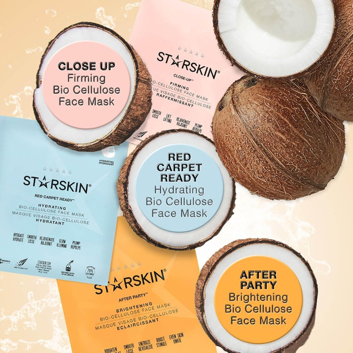 STARSKIN After Party - Mascarilla iluminadora de biocelulosa para t...