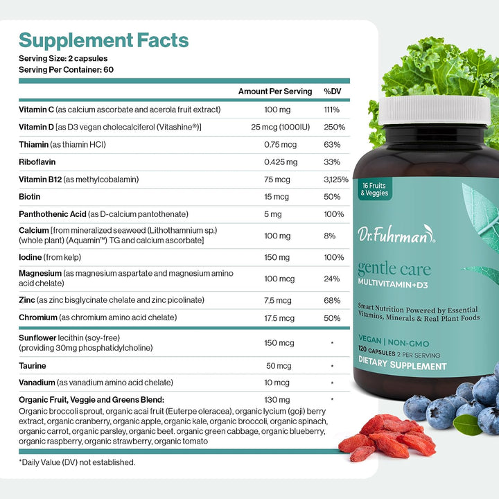 Dr. Fuhrman Multivitamínico de suministro de 2 meses para todos + v...